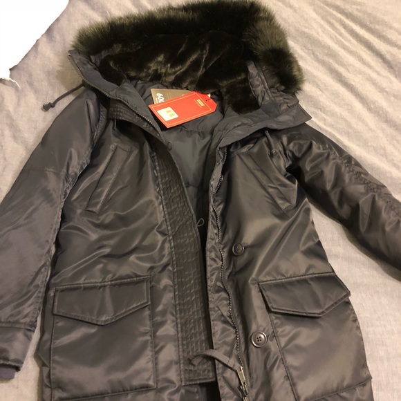 levi's hooded down parka